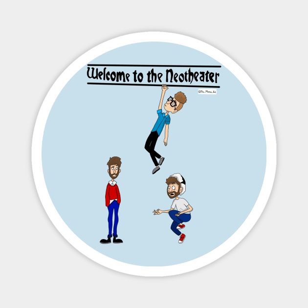 AJR Welcome to the Neotheater Magnet by The_Moose_Art